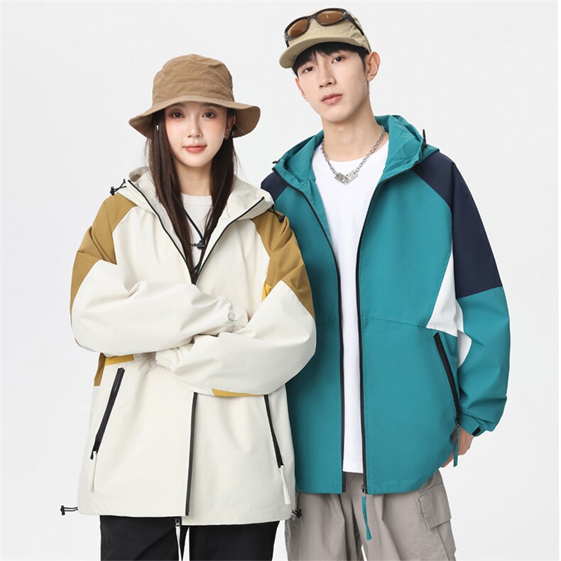 2025户外登山旅行冲锋衣男女外套美式情侣夹克潮A155-QSJK04-TP94，男装夹克，电商A155