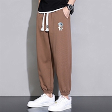夏季新款2023现货潮流卡通印花男士休闲九分裤薄1210-2-K937-P15，男装休闲裤，星座1816-2（原1210–2）