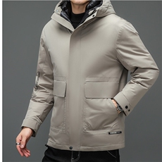 男装夹克羽绒服保暖2023冬季中青年装时尚加厚外套XY29207-P285，男装羽绒服，星座1105-3