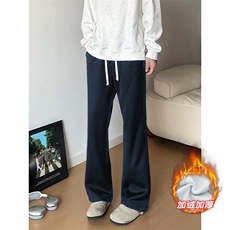 冬季抗寒银狐绒华棉380g重磅斜切休闲裤K24132J加绒-特P26，男装卫衣，电商A001-1