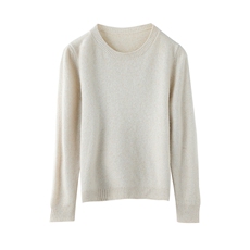 圆领女秋冬新款显瘦百搭毛衣打底羊毛衫，女装羊毛衫，牧雅羊绒
