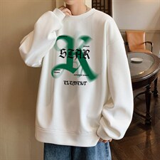 华夫格卫衣！2023秋季新款男士圆领卫衣百搭长袖T恤HWY22P30，男装卫衣，电商B220