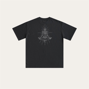 T11-P48-美式情侣款印花短袖可定制 （wx：MaMSHu123），男装T恤，星座112