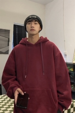 重磅连帽卫衣男秋季新款2025潮牌美式纯色百搭上衣-A993TP45控75，男装卫衣，电商B241