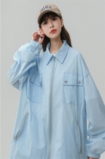 1中性无影墙风工装大口袋防晒衣女户外潮牌防晒服FS77006P50控78，男装夹克，星座226-2