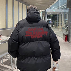 现货 抖音得物可供视频 三防加厚羽绒连帽棉衣外套面包棉服 85535图片