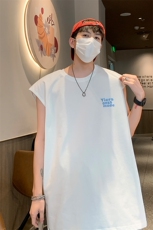 直播抖音得物品质纯棉250克无袖背心T恤T2539P25控39，男装背心/马甲，电商C408(原B339-1)