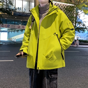 三合一情侣冲锋衣男石墨烯内里户外三防摇粒绒冲锋夹克-P128图片