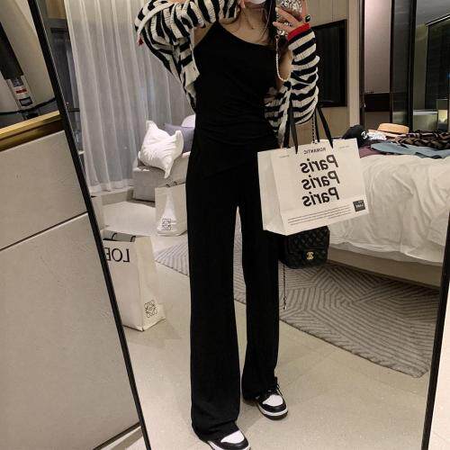 吊带长裤两件套，女装背心吊带，XTZ style