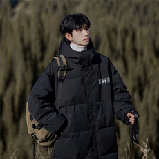 山系中长款时尚连帽50白鸭绒羽绒服A247-YR6166P245控298，男装羽绒服，电商A247