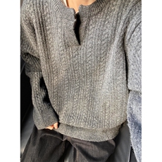 【有货】M5308CC-特P55V领麻花毛衣男高级感针织衫外套，男装针织衫/毛衣，星座1007（原301D）