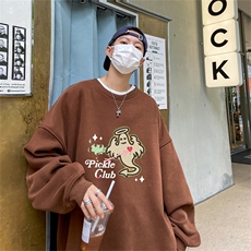 特P25控48秋冬新款男士圆领卫衣宽松休闲日常百搭上衣WQ2442，男装卫衣，电商B370