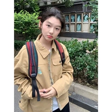档口大货DJK6165-批80秋季新款设计感小众宽松美式夹克，男装夹克，星座603-2