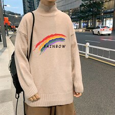 M18064-P45加绒款-P65半高领毛衣男士大码针织衫男毛线衣男,男装针织衫/毛衣,电商A040