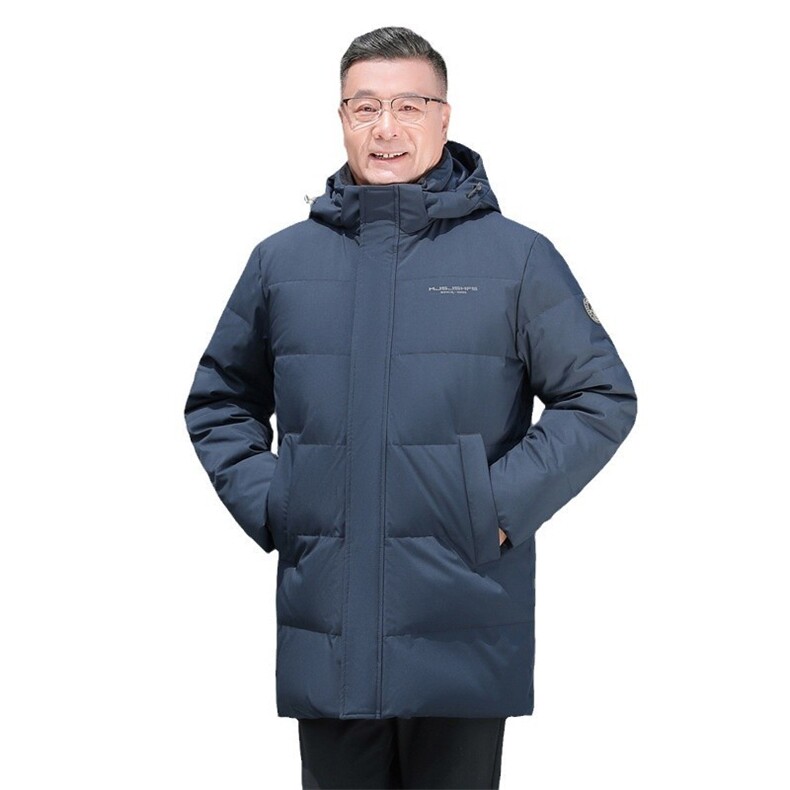 中老年人羽绒服男防风连帽加厚大码爷爷款爸爸装H33-P180298,男装羽绒服,星座1210A