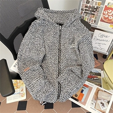 W378-P62编织肌理新款设计感卫衣开衫，男装夹克，星座911-1