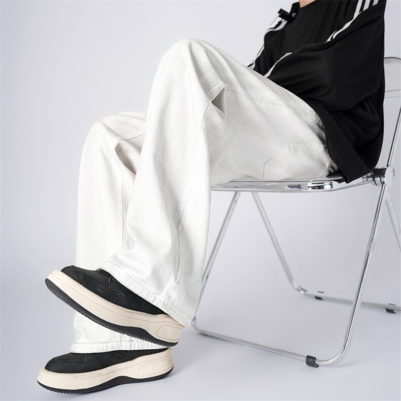 秋冬美式水洗垂感脏脏牛仔裤男女宽松dirtyfit阔腿长裤LY617/P58，男装牛仔裤，电商B381-2