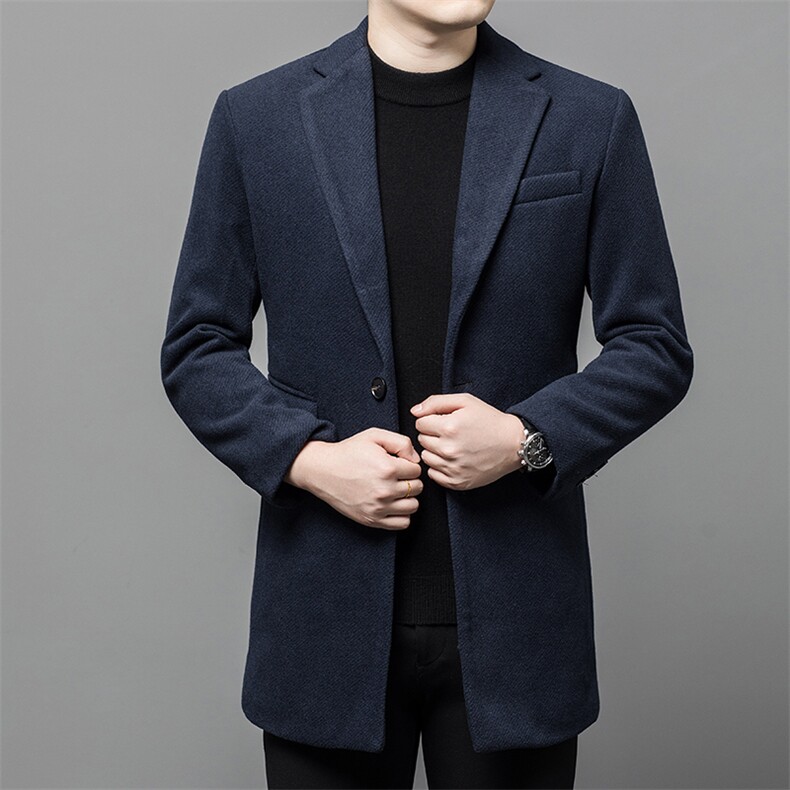 Y25908钱塘2020-2秋季新款时尚休闲中长款中青年男士西服外套P175,男装西服,钱塘207-2