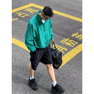 新款日系速干防风立领防晒衣男士潮牌宽松休闲防晒服透气上衣外套图片