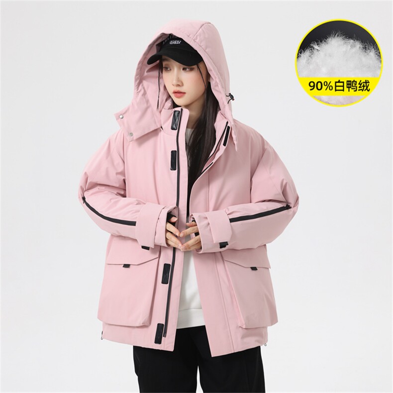 5972-P268新标90绒石墨烯工装情侣羽绒服外套,男装羽绒服,星座109-1