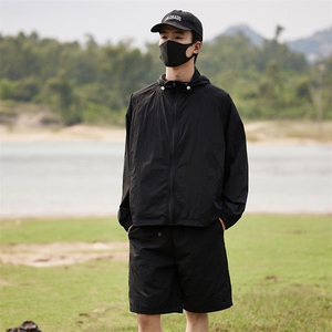 夏季薄款UPF50+防紫外线皮肤衣男宽松钓鱼防晒服套装2360-682-P55图片