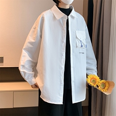 长袖衬衫立体袋宽松版衬衫C411P30，男装衬衫，星座1116-2