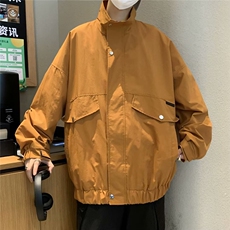 港风J工装大口袋冲锋衣夹克外套登山服1253-P63，男装夹克，星座910-5