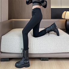 黑色打底裤外穿秋冬加绒小黑裤铅笔裤显瘦高腰魔术裤小脚裤，女装打底裤，云美莎专业女裤-全店现货