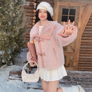 新款现货！冬装环保皮草皮毛一体外套2C133-8823-P225-K338图片