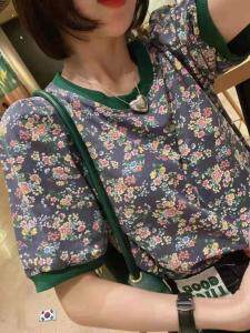 现货：夏季新款碎花上衣，女装，花之妖影
