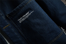 FY648-P78-限价108冬季长款牛仔风衣男士长款潮流大码外套，男装风衣，星座103A