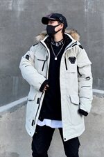 2020冬装新款潮牌宽松中长款羽绒服男保暖外套A436-2028，男装羽绒服，电商A436