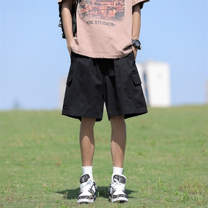 短裤男休闲夏季潮流大口袋工装五分裤宽松机能中裤DK09024-P32图片