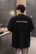 现货前后烫钻设计美式高街潮男百搭休闲T恤A071-T82-P45，男装T恤，电商A071