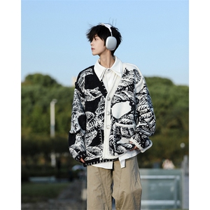8XL-M 慵懒风软糯毛衣开衫针织开衫外套男中长款MY1215P118控148图片