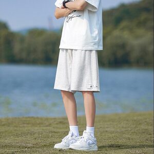 运动短裤男士夏季宽松休闲五分卫裤子2025新款青少年薄款外穿中裤图片