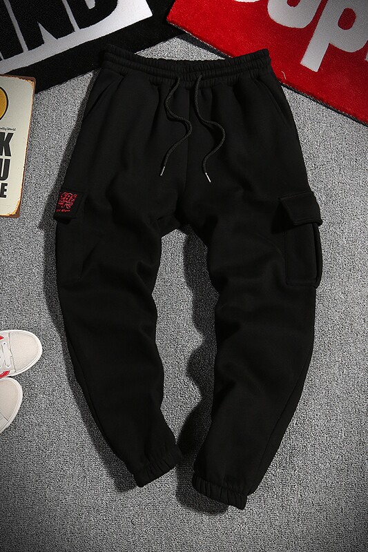 冬季新款日系休闲长裤韩版修身小脚裤纯色百搭棉裤QT5062C,男装休闲裤,电商A021A