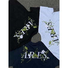 网图有货夏季美式复古花卉刺绣字母短袖宽松花边t恤男女A456-P35，男装T恤，星座1505
