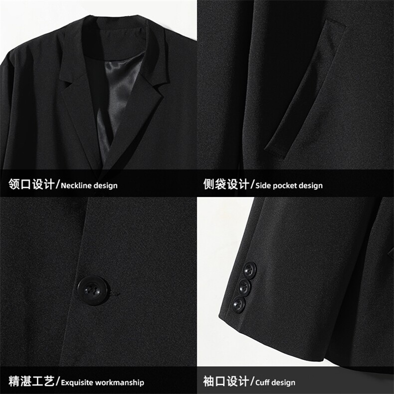 高级感小西装春秋季男士痞帅外套西服217-2-XF2301-P75,男装西服套装,星座217-2