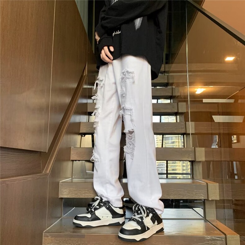 美式牛仔裤男款秋季长裤潮B8174P48,男装牛仔裤,星座1116-2