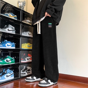 主推 休闲裤男加绒加厚宽松阔腿裤416B-KL307-P50加绒60限68图片