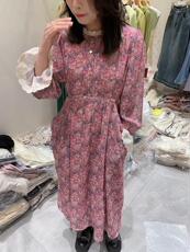 韩版碎花连衣裙宽松大版，女装连衣裙，泰靡(2F)