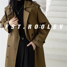 长风衣，女装风衣，FST