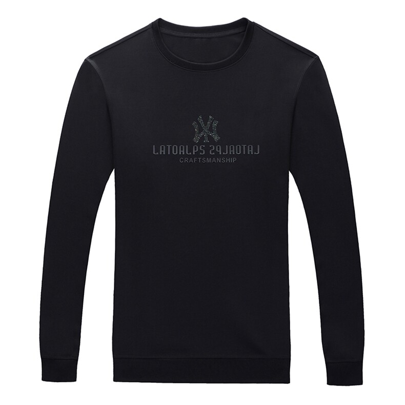 春秋季圆领卫衣2023新款长袖纯色中青年男装衣服潮流宽松休闲春装,男装卫衣,电商B212（原钱塘6029）