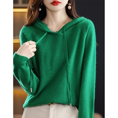 2025年秋季通勤套头单件常规帽衫时尚百搭通勤,女装针织衫/毛衣,佑烨羊绒, 2025年秋季通勤套头单件常规帽衫时尚百搭通勤,女装针织衫/毛衣,佑烨羊绒,