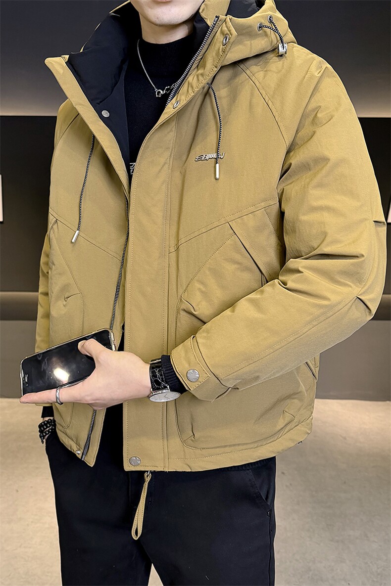 标50白鸭绒连帽户外冲锋衣男装羽绒服外套C317-Y9959-P195,男装夹克,电商C317