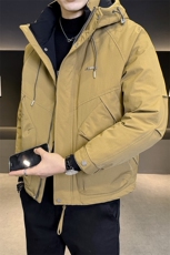 标50白鸭绒连帽户外冲锋衣男装羽绒服外套C317-Y9959-P195，男装夹克，电商C317