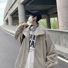 美式复古麂皮绒外套男士秋季衣服潮牌痞帅高级感夹克休闲JK920，男装夹克，星座1116A-1（原606A）