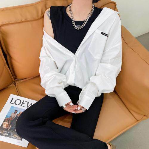 【现货】春季新款假两件，女装，玲珑颂