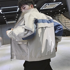 男士2021春新款韩版潮牌百搭休闲夹克棒球服DT，男装夹克，电商A102
